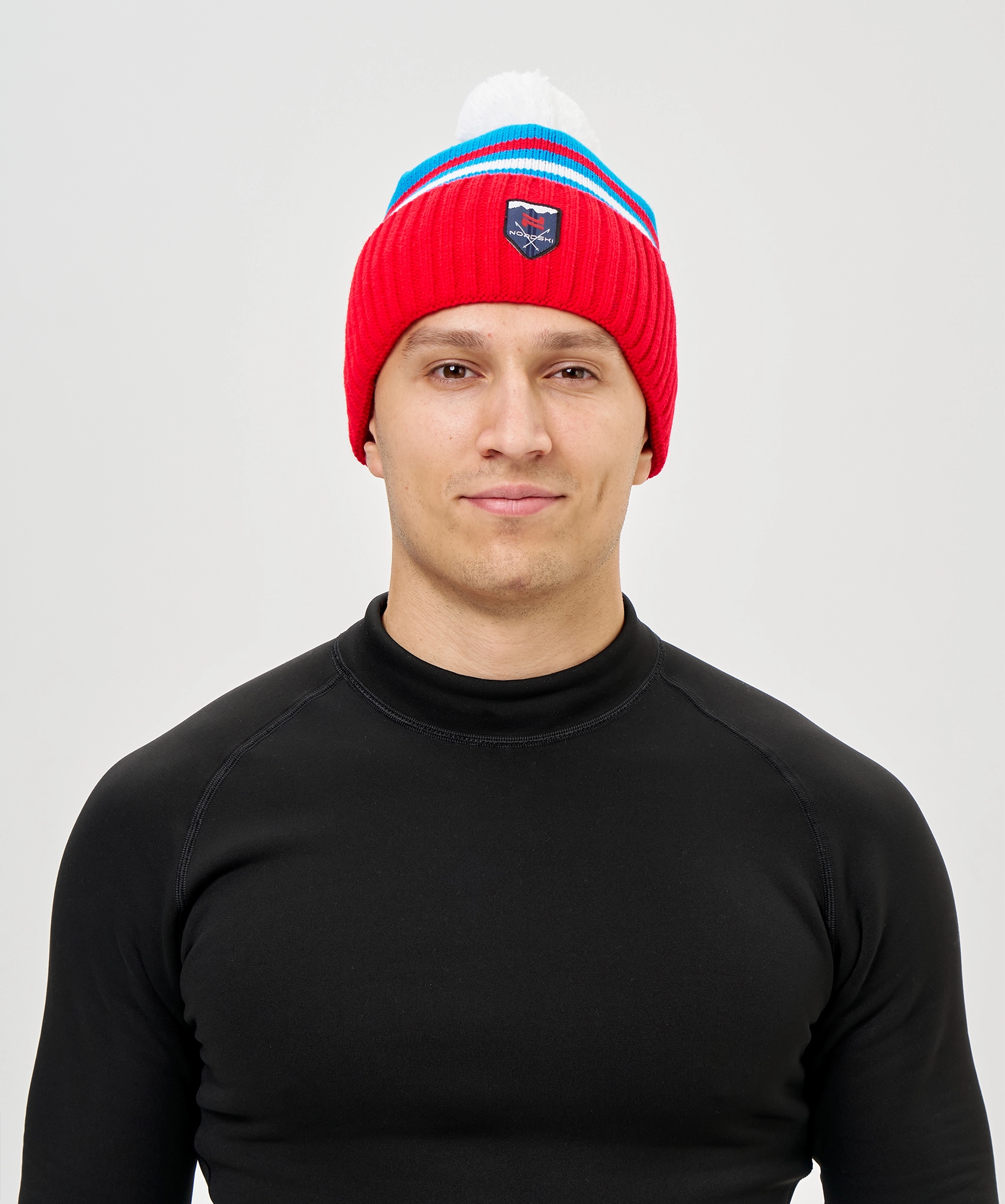 Шапка Nordski Severe Ice Mint/White