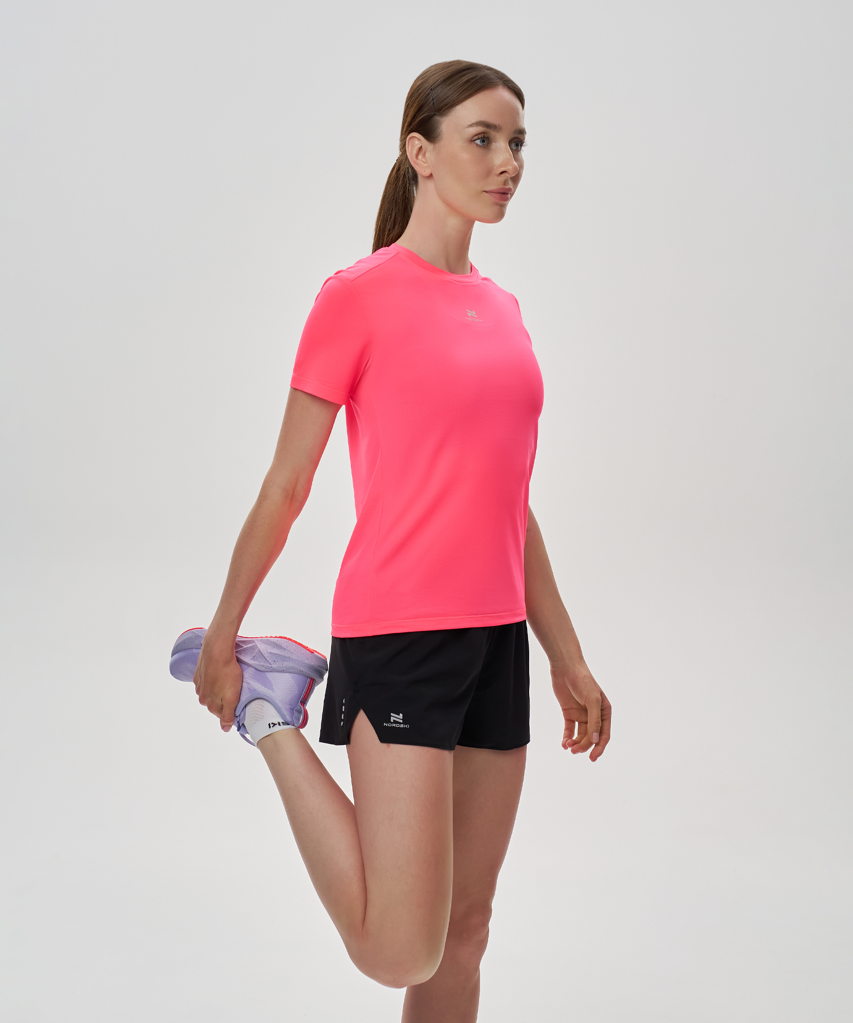 Футболка Nordski Run 2.0 Neon Pink W