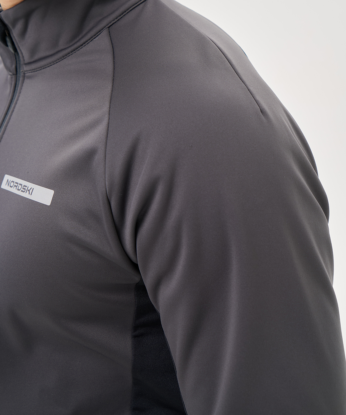 Тренировочная куртка Nordski Core Graphite/Black