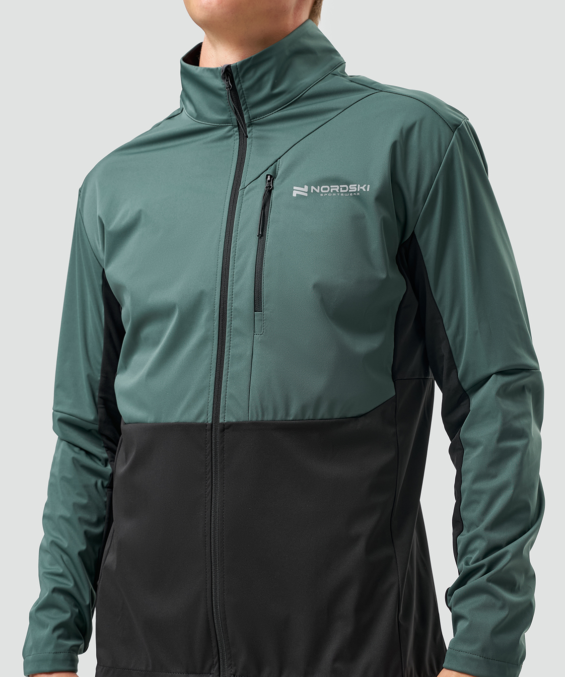 Тренировочная куртка Nordski PRO TOUR Dark Mint/Black